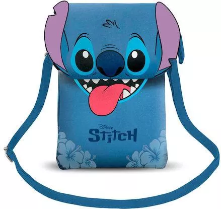 Παιδική Τσάντα Βόλτας Karactermania Ώμου Stitch Unisex Μπλε