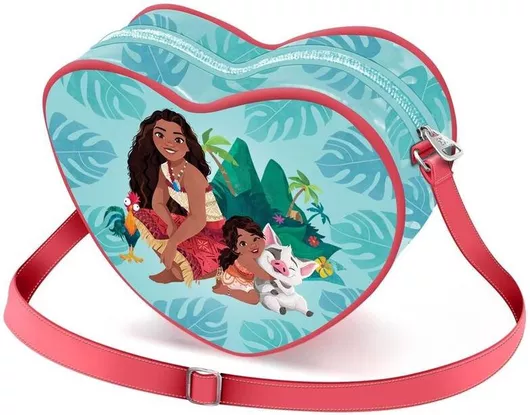 Παιδική Τσάντα Βόλτας Karactermania Ώμου Disney Moana Heart Μπλε/Ροζ 