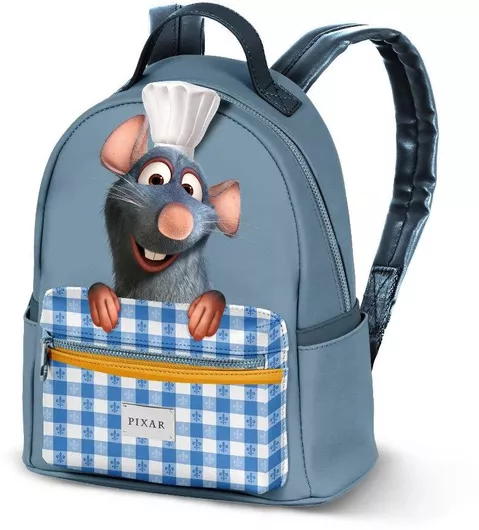 Παιδική Τσάντα Βόλτας Karactermania Πλάτης Disney Ratatouille Remy Γκρι 