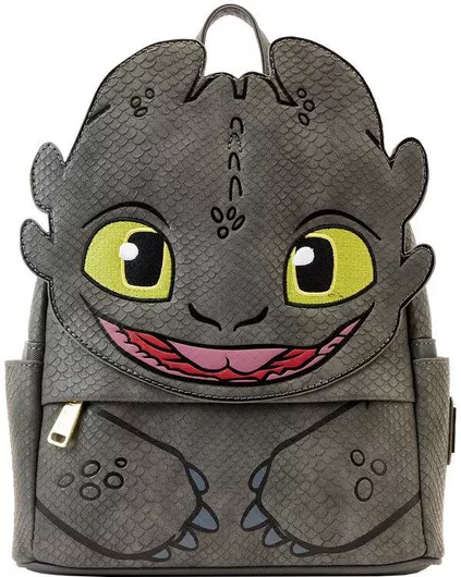 Παιδική Τσάντα Βόλτας Loungefly Πλάτης How to Train Your Dragon Toothless για Αγόρι Γκρι