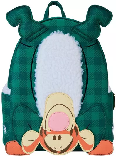 Παιδική Τσάντα Βόλτας Loungefly Πλάτης Disney Winnie the Pooh Pajamas Tiger Unisex Πράσινο
