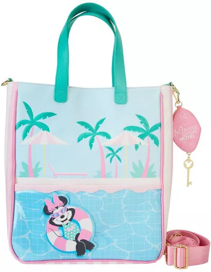 Παιδική Τσάντα Βόλτας Loungefly Ώμου Minnie για Κορίτσι Γαλάζιο