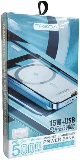 Treqa TR-966 Power Bank 5000mAh με Θύρα USB-A Power Delivery/Quick Charge 3.0