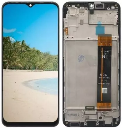 Οθόνη με Μηχανισμό Αφής & Πλαίσιο για Samsung Galaxy A23 5G Μαύρο