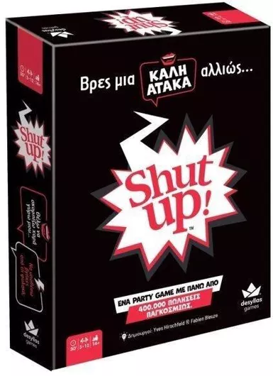 Επιτραπέζιο Δεσύλλας Shut Up για 3-12 Παίκτες 14+ Ετών