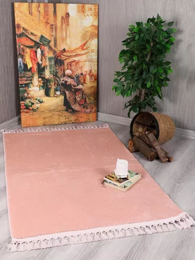 Χαλί United Carpet Γούνινο Διάδρομος με Κρόσια 80x150cm Cordoba Σάπιο Μήλο