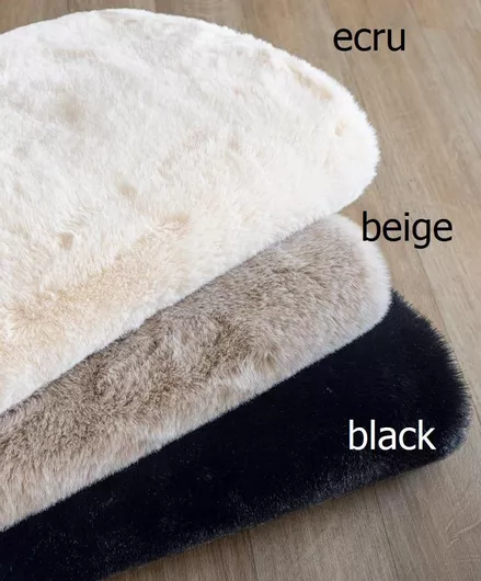 Χαλί Σαλονιού My Home Luxury Lagos Shaggy 120x180cm Μαύρο