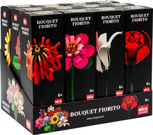 Τουβλάκια Cicaboom Bouquet Fiorito Κουτί με 12 Λουλούδια για 6+ Ετών