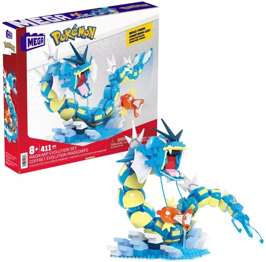 Τουβλάκια Mega Bloks Mega Blocks Magikarp Evolution για 8+ Ετών Σετ 411τμχ