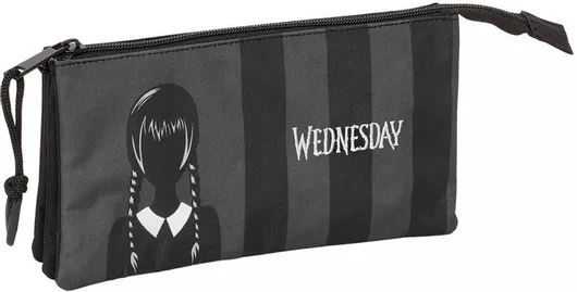 Wednesday Triple Pencil Case 8412688565054