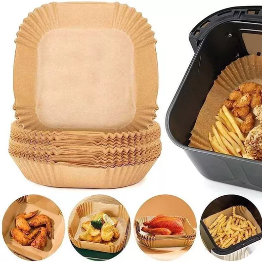 Αντικολλητικό Χαρτί για Air Fryer 20x20cm Σετ 50τμχ