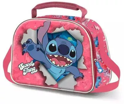 Παιδική Τσάντα Βόλτας Karactermania Ώμου Stitch Unisex Κόκκινο
