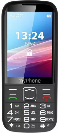 Κινητό MyPhone Halo 4 LTE Dual SIM με Μεγάλα Κουμπιά Μαύρο