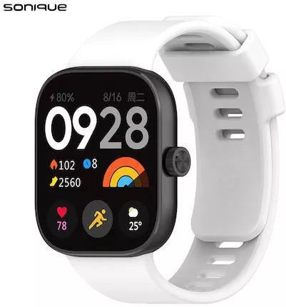 Sonique Λουράκι Σιλικόνης Λευκό Redmi Watch 4/Redmi Watch 5
