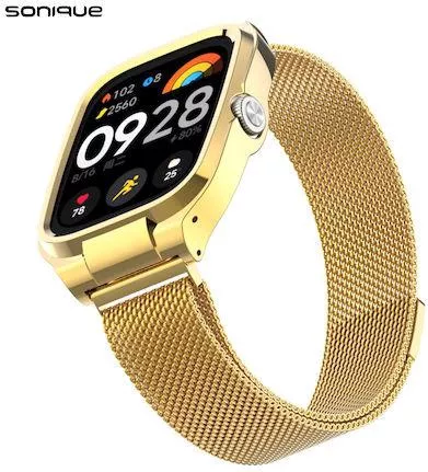 Sonique Λουράκι Ανοξείδωτο Ατσάλι Χρυσό Redmi Watch 4/Redmi Watch 5