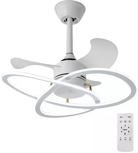 Ανεμιστήρας Οροφής Powertech 60cm με Φως & Τηλεχειριστήριο Λευκό