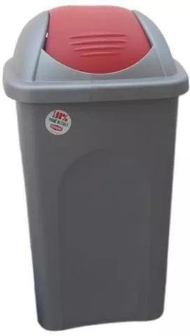 Κάδος Ανακύκλωσης Διανομική Πλαστικός 60lt Κόκκινος