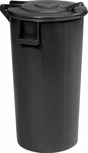 Κάδος Απορριμμάτων Διανομική Πλαστικός 100lt Μαύρος