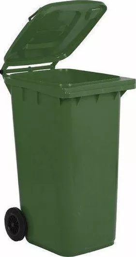Κάδος Απορριμμάτων Διανομική Πλαστικός Τροχήλατος 240lt Πράσινος