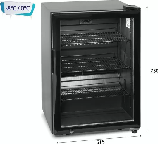 Ψυγείο Μπύρας Tefcold Subzero 22lt Μονόπορτο Υ75xΠ54.5xΒ54.2cm