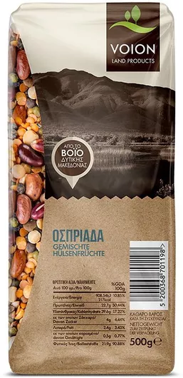 Voion Land Products Mix Οσπριάδα Bio 500gr