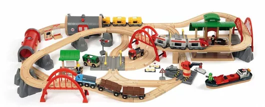 Σετ με Τρενάκι Brio Toys Deluxe Railway για 3+ Ετών