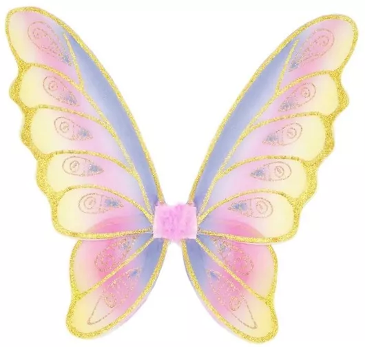 Αποκριάτικα Φτερά Πλάτης Πολύχρωμα