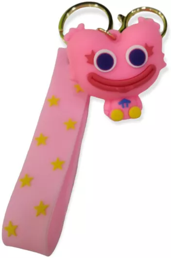 Μπρελόκ Huggy Wuggy Poppy Playtime Kissy Missy Πλαστικό Ροζ