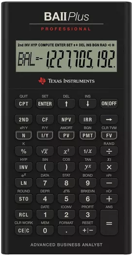 Αριθμομηχανή Texas Instruments Επιστημονική BA II Plus Professional