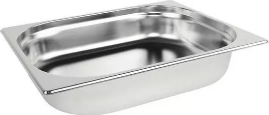 Σκεύος Gastronorm Διανομική Ανοξείδωτο GN1/2 με Βάθος 65mm