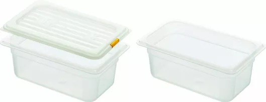 Σκεύος Gastronorm Διανομική Πολυπροπυλενίου GN1/4 με Βάθος 150mm