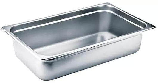 Σκεύος Gastronorm Διανομική Ανοξείδωτο GN1/1 με Βάθος 150mm