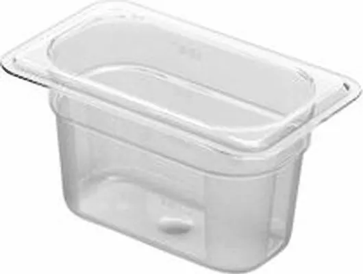 Σκεύος Gastronorm Διανομική Πολυκαρμπονικό GN1/9 με Βάθος 100mm