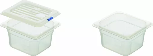 Σκεύος Gastronorm Διανομική Πολυπροπυλενίου GN1/6 με Βάθος 150mm