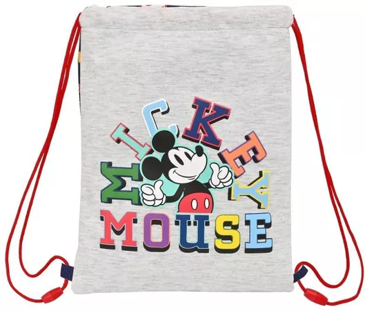 Παιδική Τσάντα Πουγκί Mickey Mouse Clubhouse 26cm Μπλε