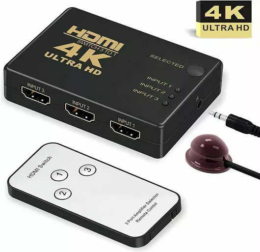 HDMI Switch ATC 3in 1out 4K X 2K Remote 02.001.0083