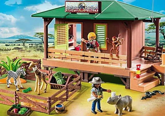 Playmobil Wild Life Ranger Station Animal Area για 4-10 ετών