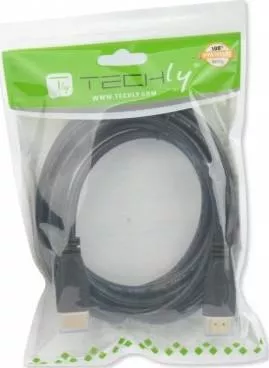  ΚαλώδιοTechly HDMI 2.0 HDMI male - HDMI male 6m Μαύρο 