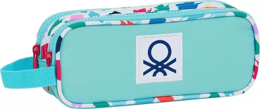 Κασετίνα Benetton με 1 Θήκη σε Τιρκουάζ χρώμα