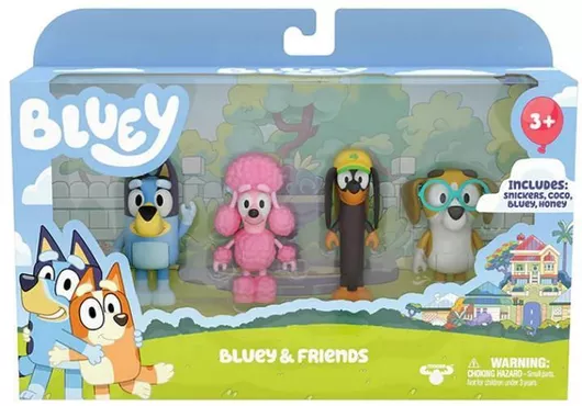 Παιχνίδι Μινιατούρα Moose Toys Bluey Family Pack or Bluey & Friends για 3+ Ετών Διάφορα Σχέδια 1τμχ