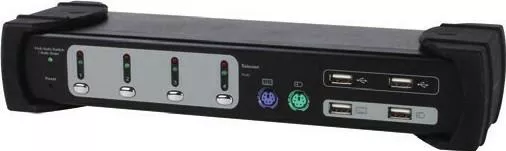 KVM Switch Equip Dual Monitor 4x USB / PS2