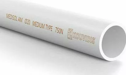 Ηλεκτρολογικός Σωλήνας Kouvidis Medisol AM  16mm από Πλαστικό Ευθύγραμμος Μεσαίου Τύπου (3m) 1044116
