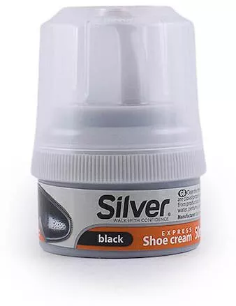 Instant Shine Cream Silver Γυαλιστικά Παπουτσιών ΜΑΥΡΟ