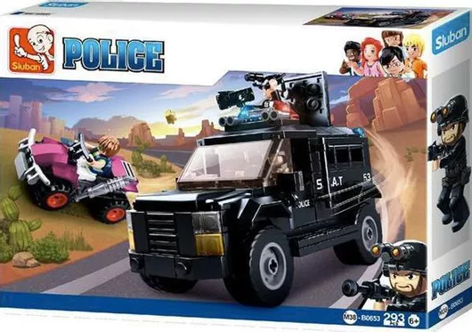 Τουβλάκι Sluban Police Swat 293τμχ