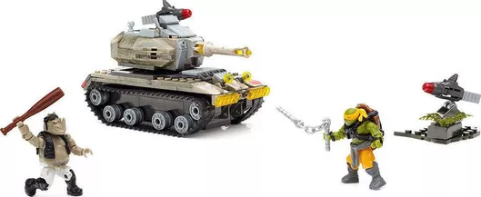 Τουβλάκι Mega Bloks Χελωνονιντζάκια Jungle Takedown για 6+ Ετών 273τμχ