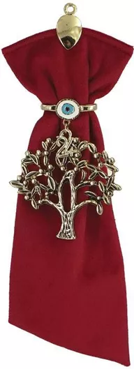 Marhome Κρεμαστό Γούρι Δεντράκι Χρυσό 24cm