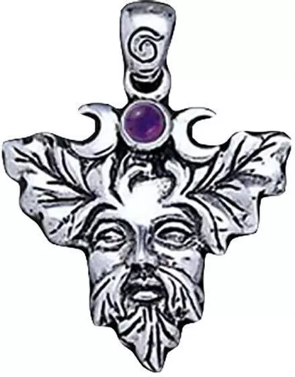Μενταγιόν The Green Man από Ασήμι