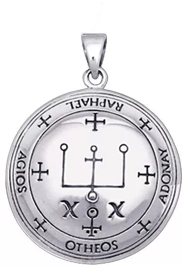 Μενταγιόν Φυλαχτό Η Σφραγίδα Του Αρχαγγέλου Ραφαήλ από Ασήμι