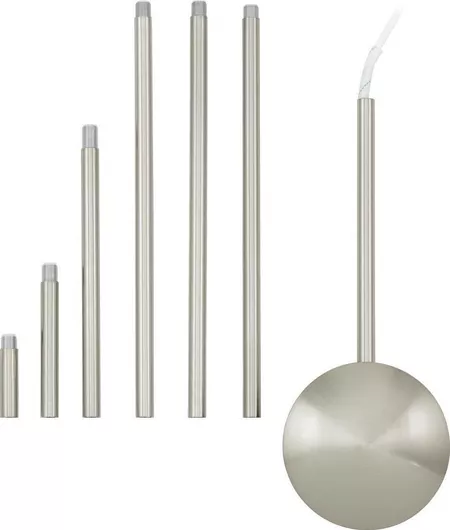 Eglo Εξάρτημα Επέκτασης Παροχής σε Ασημί Χρώμα 88969