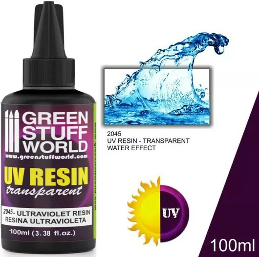 Χρώμα Μοντελισμού Green Stuff World UV Resin Transparent Water Effect 100ml